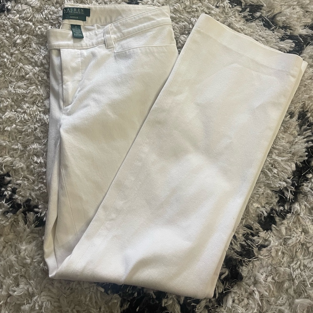 Ralph Lauren White Skinny Pants